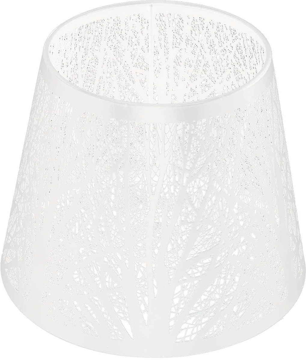 Omgoods - IJzeren Lampshade met Gegraveerd Boomontwerp voor Tafellamp