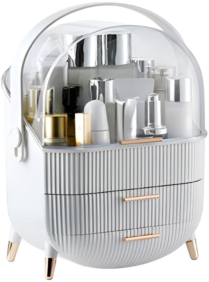 Omgoods - Makeup Organizer met Handvat en Lades voor Cosmetica en Sieraden