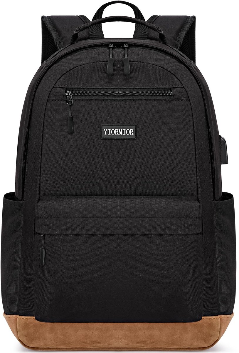 Omgoods - Rugzak voor Laptop tot 15,6 Inch met USB Oplaadpoort
