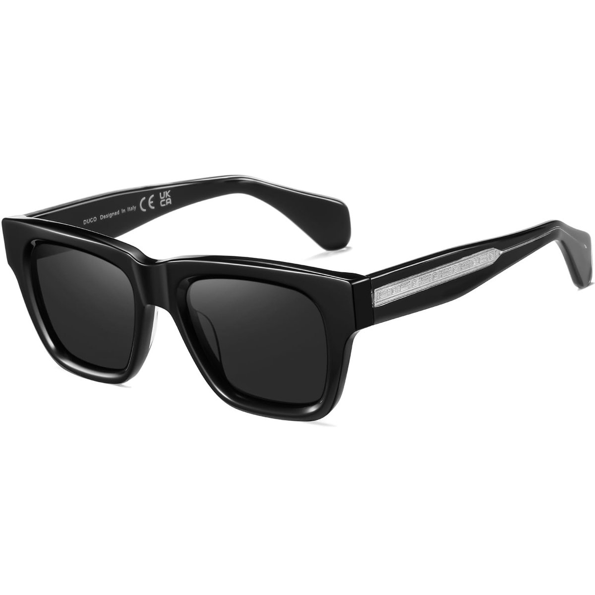 Omgoods - Retro Vierkante Zonnebril met UV Bescherming en Polarisatie