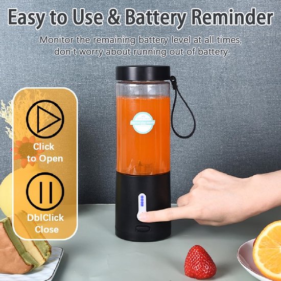Omgoods - Draagbare Blender voor Smoothies en Shakes, USB Oplaadbaar — afbeelding 4