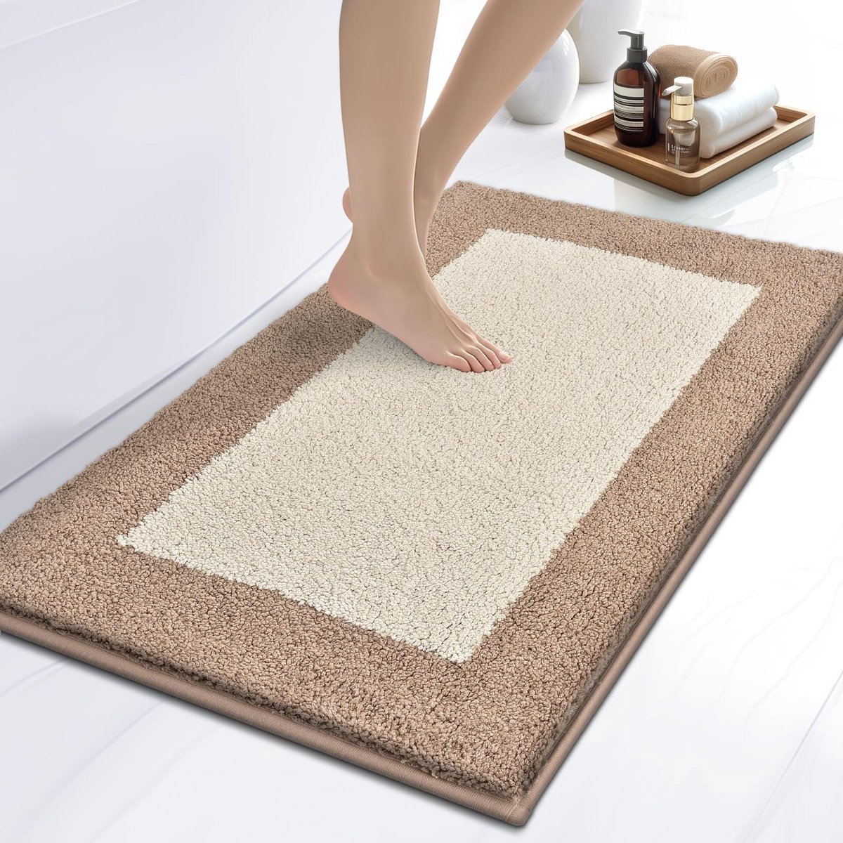 Omgoods - Wasbare Badmat 50 x 76 cm, Antislip en Sneldrogend