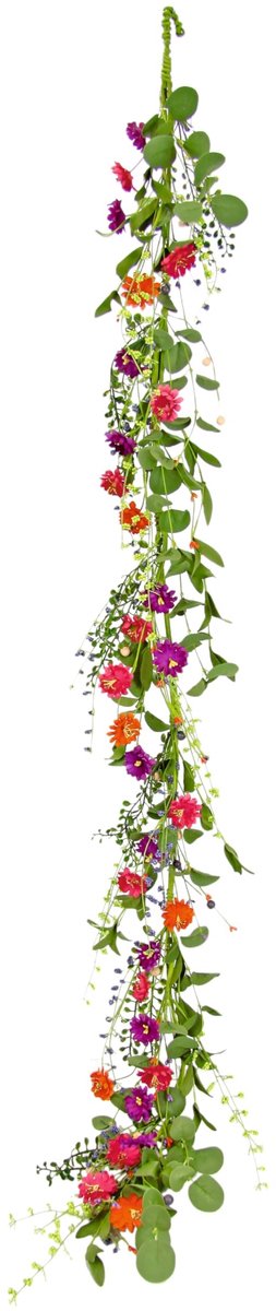 Omgoods - Kunstbloemengalerij van 150 cm met Madeliefjes