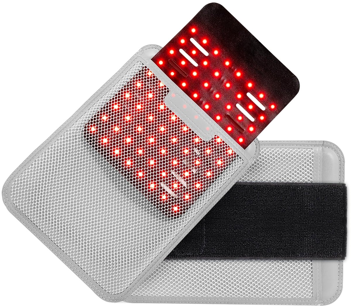 Omgoods- Lichtriem Afneembaar - Infrarood Therapie - Draagbaar Wellness-apparaat - Zitkussen 3-in-1 - Rood Licht Lamp - Voor Taille/Rug/Heup - Therapieriem