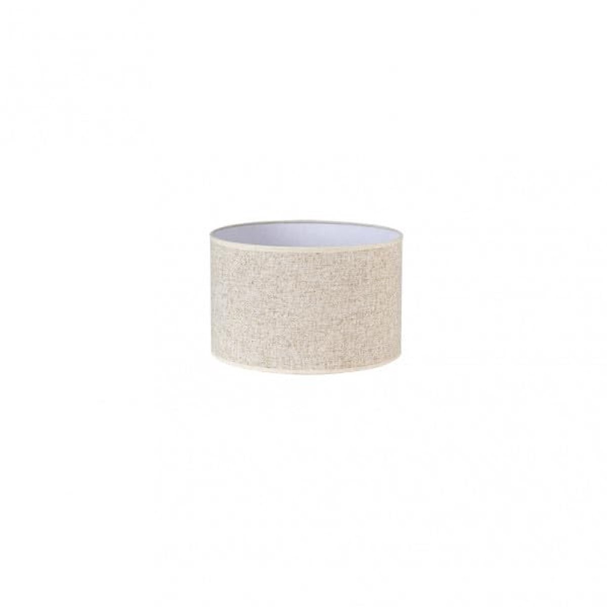 Omgoods - E27 Lampenkap Beige Linnen Cilindervormig