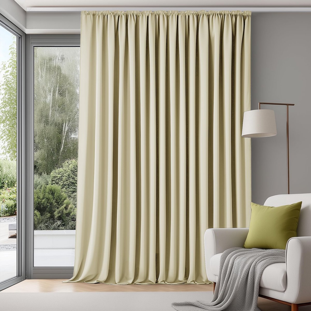 Omgoods - Blackout Gordijn 200x245 cm Lichtbeige