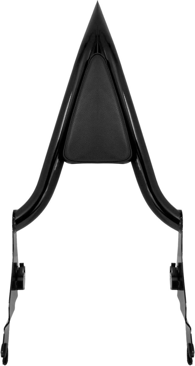 Motorfiets Passagier Rugleuning - Sissy Bar Kussen - Comfortabel Rijden - Afneembaar Ontwerp - 16 inch - Zwart