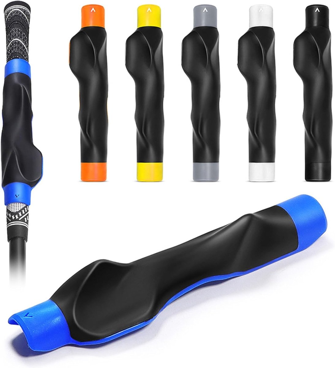 Golfgriptrainer, golfclubgriptrainer – een hulpmiddel voor golftraining voor rechtshandigen, ergonomisch ontworpen om de golfgrip te corrigeren...