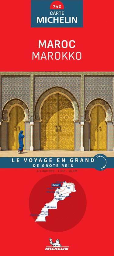 Michelin Marokko 1 : 1 000 000 - cover