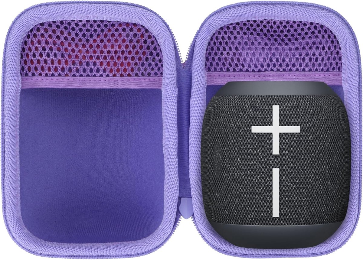 Lebakort Storage Case Compatible with Ultimate Ears UE WONDERBOOM 4 3 2 Portable Waterproof Speaker (Blue Case) - ShopVlot