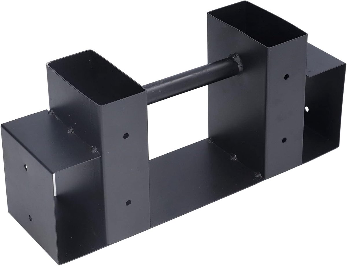 SnelShoppen - Firewood Rack - Weerbestendige Houtopslag voor Buiten - Metalen Houtdrager - Eenvoudig te Monteren - Ideaal voor Tuin en Kampvuur