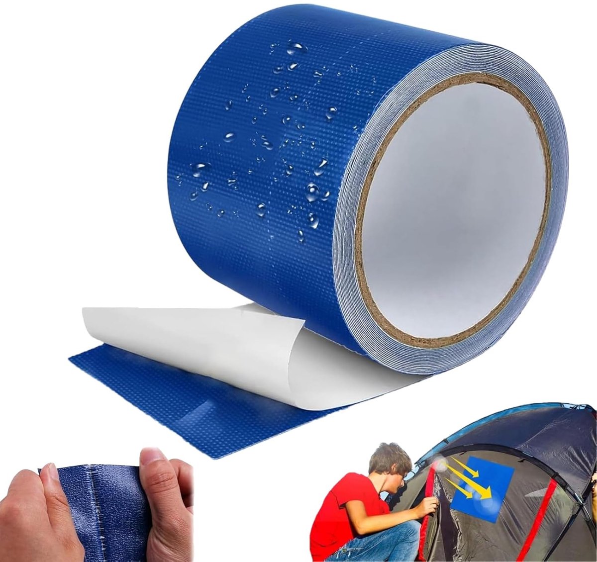 Tarpaulin Repair Tapes, Rainproof Sailing Tape, Waterproof PVC Tent Repair Tape, Universal Waterproof Leak Repair - ShopVlot