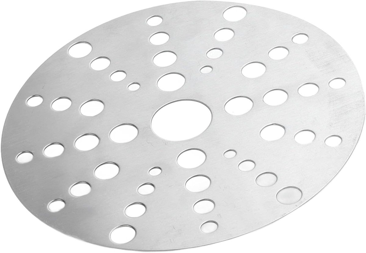 SnelShoppen - RVS Warmteverspreider Inductie Kookplaat Converter Schijf voor Gasfornuis en Glazen Kookplaat 6,5CM - Keuken Accessoire, Duurzaam en Her