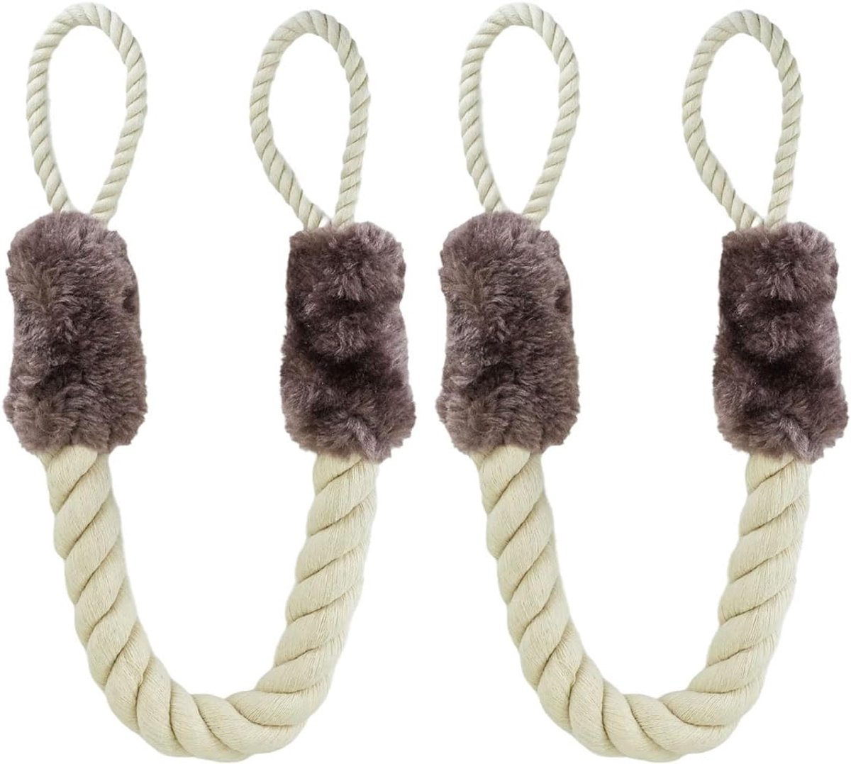 SnelShoppen - 2 Stuks Deurkoord met Klembescherming voor Deuren, Katoenen Deurstopper voor Kinderen en Huisdieren, Vinger- en Klembescherming, 60 cm V