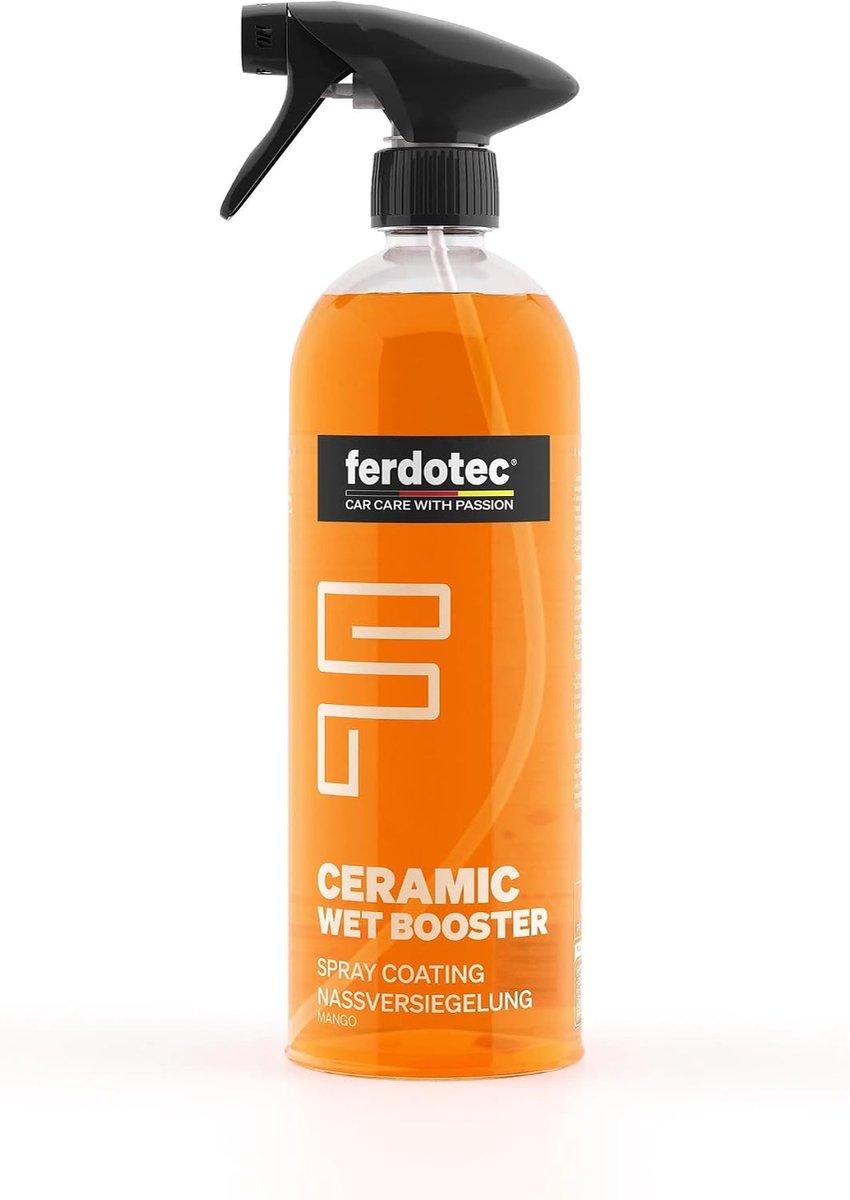 SnelShoppen - Ceramic Wet Booster 750 ml - Hydrofobe SiO2 Coating voor Auto - Beschermende Laag - Waterafstotend - Eenvoudig aan te brengen op natte a
