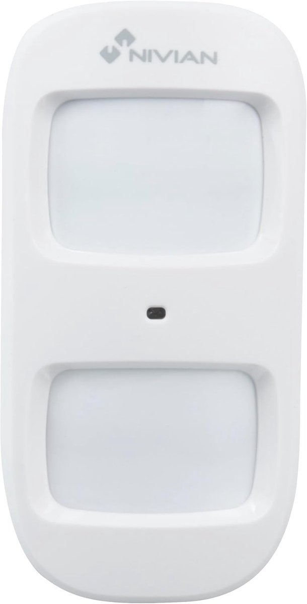 SnelShoppen - Indoor PIR Bewegingsdetector Dierenvriendelijk, Draadloos, 433 MHz, Eenvoudige Wandmontage, Betrouwbare Persoonsdetectie tot 20 kg
