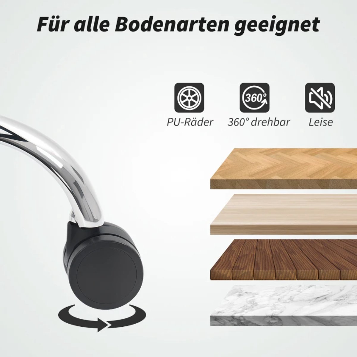 Exoluxe Ergonomische Bureaustoel met Schommelfunctie thumbnail 4