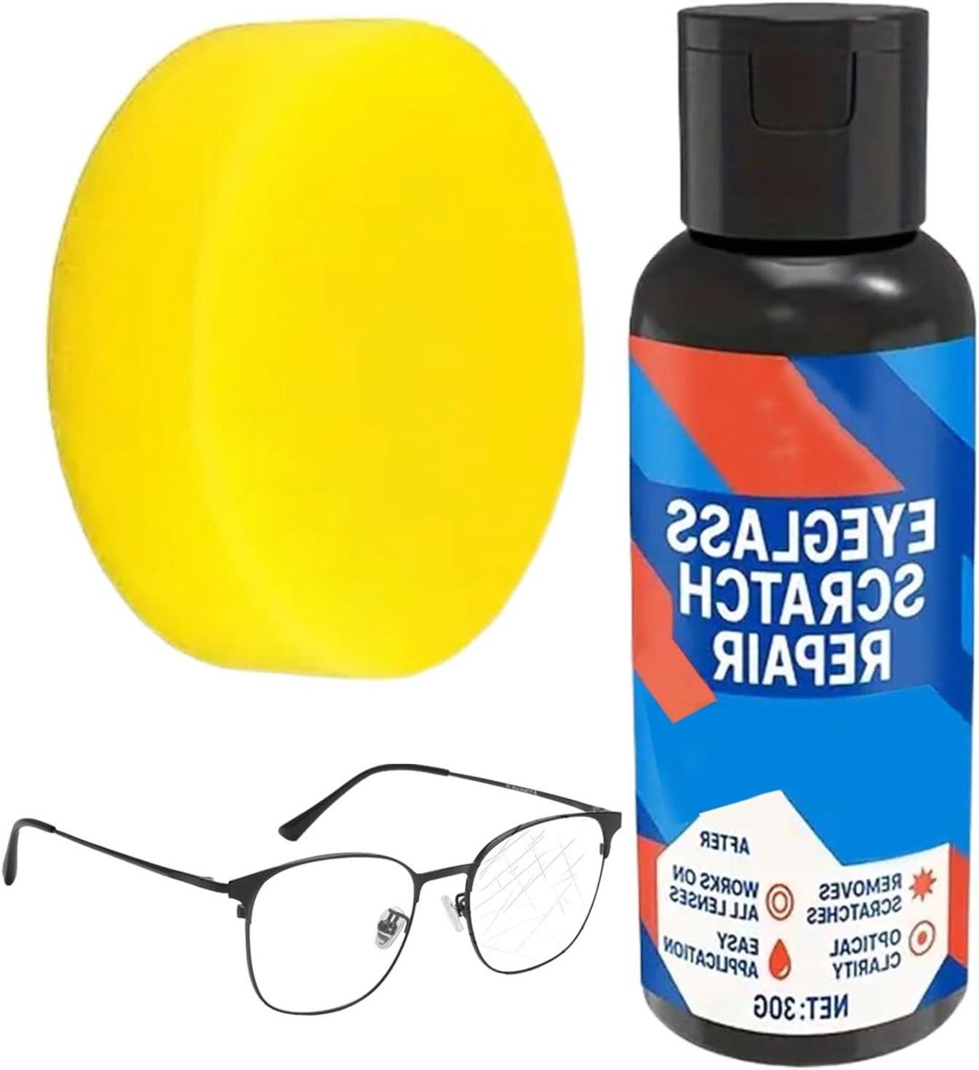 Lens Scratch Remover - Glas Reiniger - Krasverwijdering - Diepe Reiniging - 30g - Niet gespecificeerd