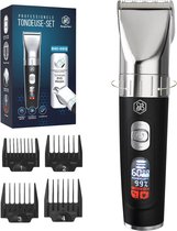 Beeperfect® Tondeuse à cheveux professionnelle pour hommes - Sans fil - Tondeuse à cheveux - Y compris les ciseaux de barbier et la cape de barbier