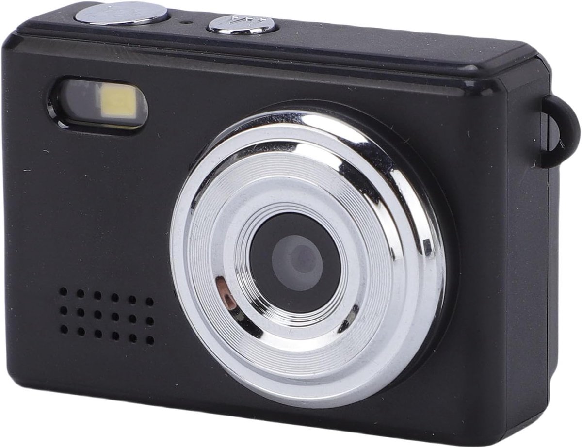 SnelShoppen - Mini Camera Sleutelhanger Camcorder 1080P HD 2MP Ultra HD Digitale Camera met Kleurenbeeldscherm, 200mAh Batterij, 100 Minuten Opname vo