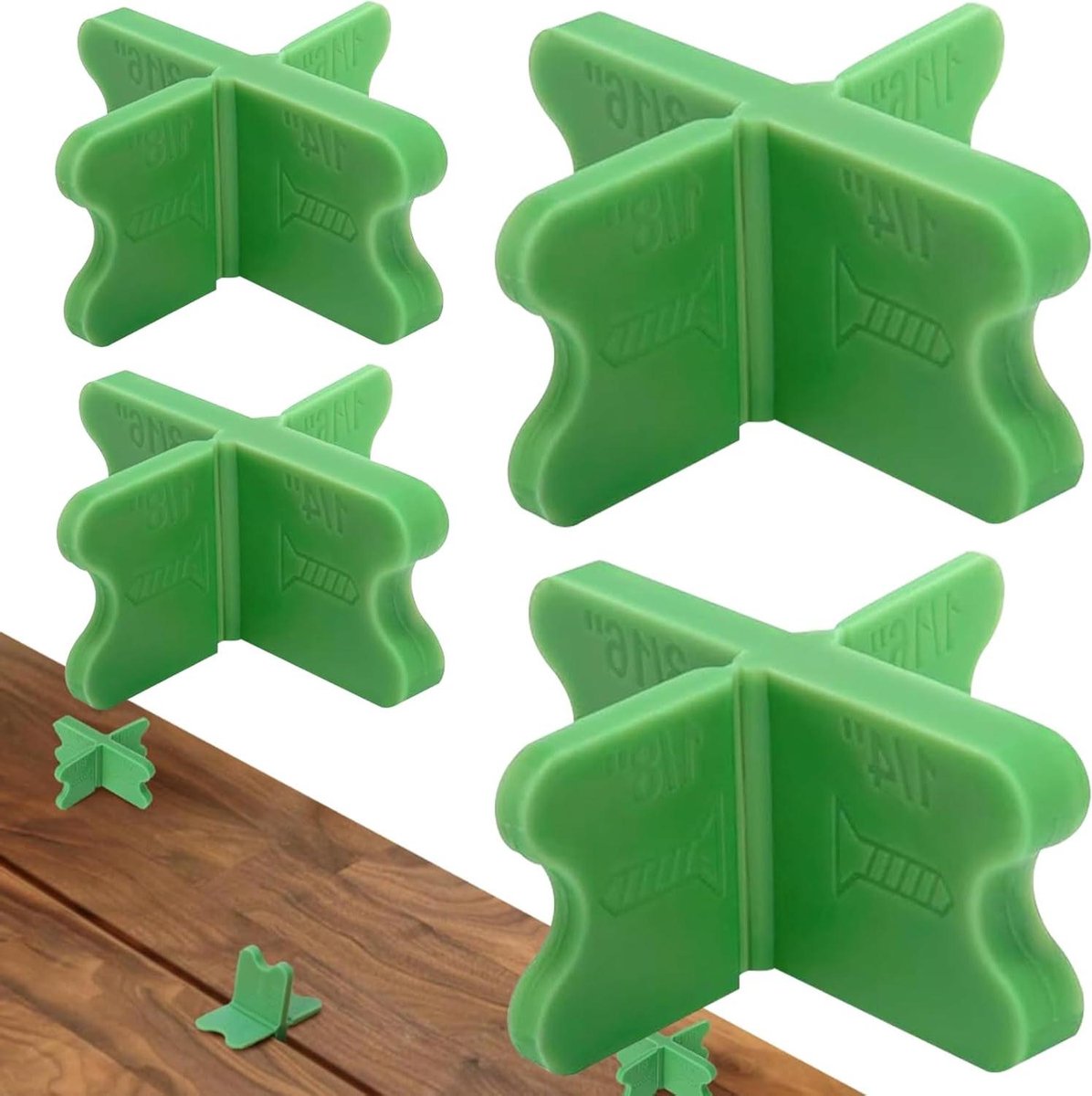 Dekafstandhouders Set - Vloer afstandhouders - Terras Bouwen - Verstelbare Precisie - 8 cm - Meerkleurig