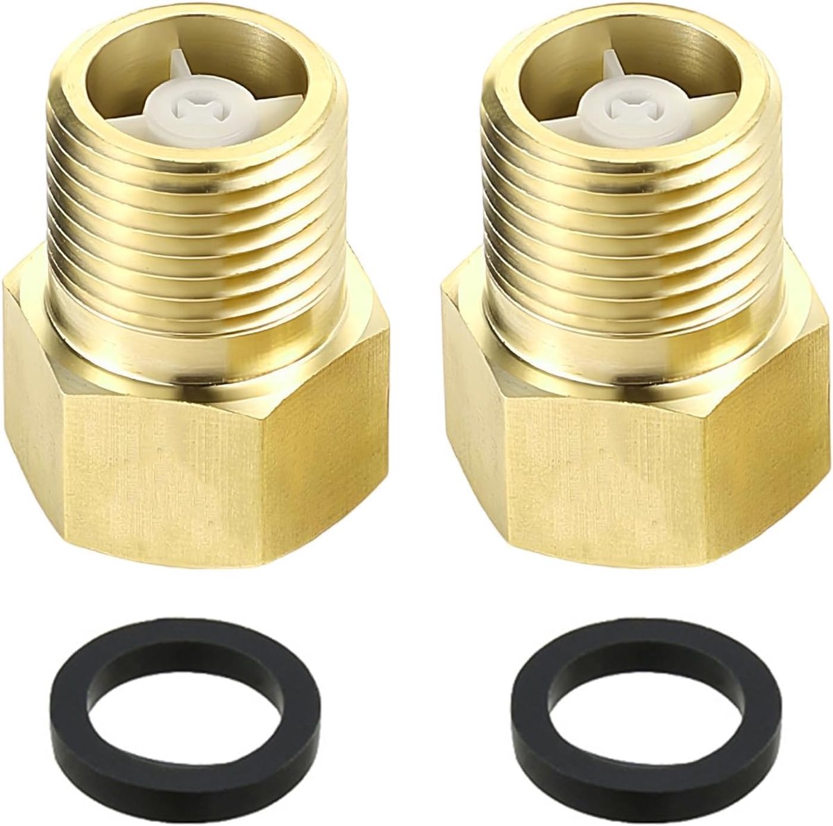 Terugslagklep 1/2 Inch - Messing - Met 2 Seals - Voor Tuinpomp en Water systemen - ShopVlot