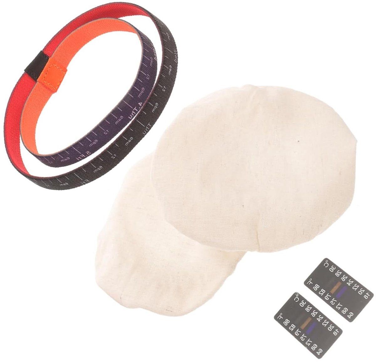 Zuurdesem Starter Accessoires - Broodbakbenodigdheden - Nauwkeurige Fermentatie - Inclusief Thermometer - 10x10x3 cm - Multicolor