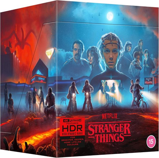 Stranger Things Complete Serie - 4K UHD - Limited Deluxe Edition - Import