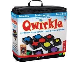 999 Games - Qwirkle - Reiseditie - Bordspel - Sinds 2007 meer dan 15 spellenprijzen gewonnen - Familiespel - Gezelschapsspel - Educatief spel - Klein cadeautje - spelregels in NL en FR