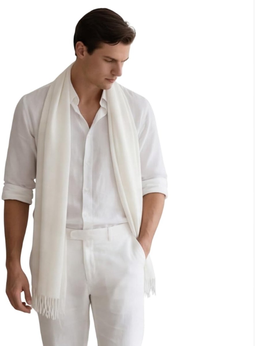 Omgoods - Zomer Sjaal voor Mannen van Kasjmier 180 x 70 cm