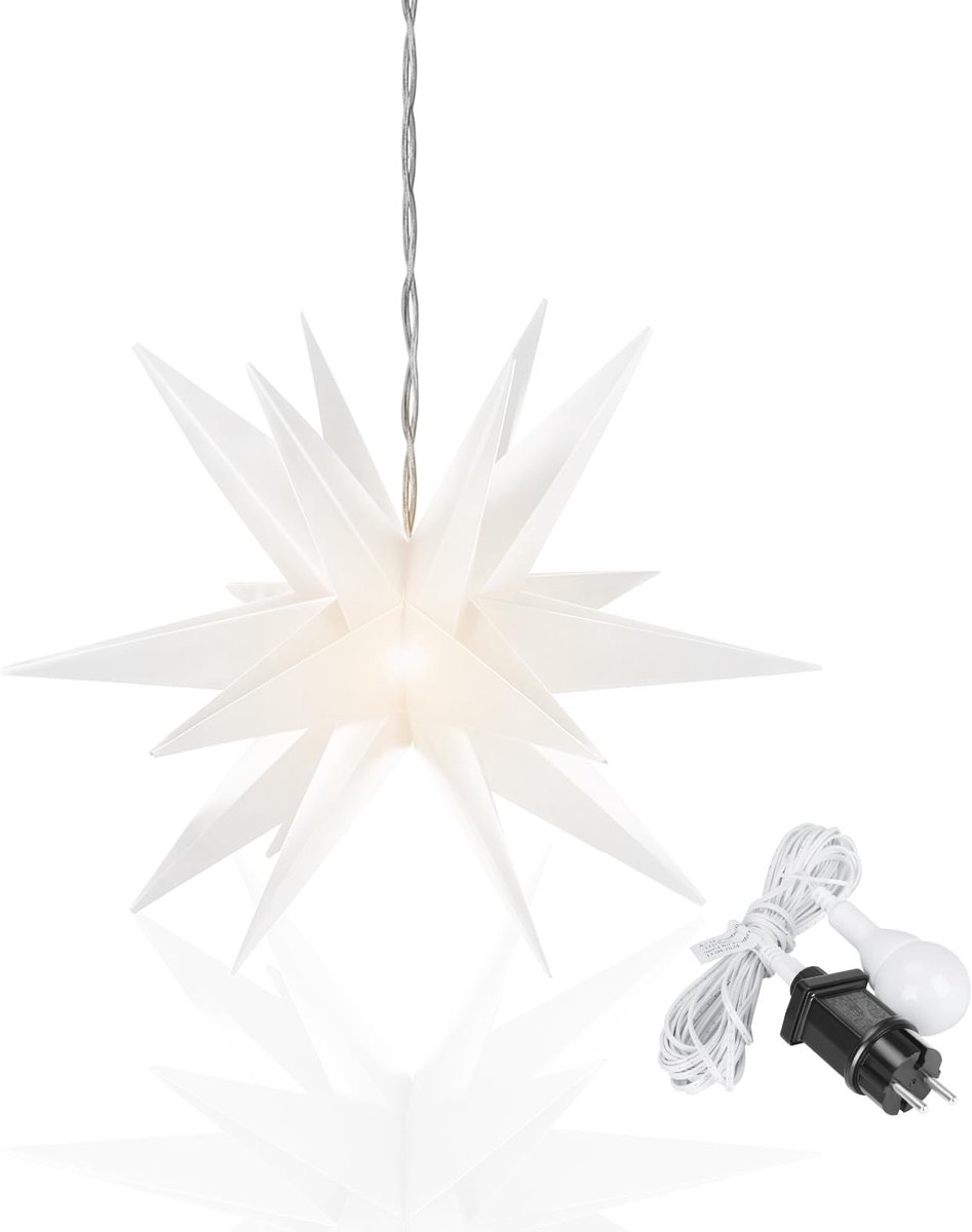 Omgoods - 3D LED Ster met Timer voor Tuin en Kerstdecoratie
