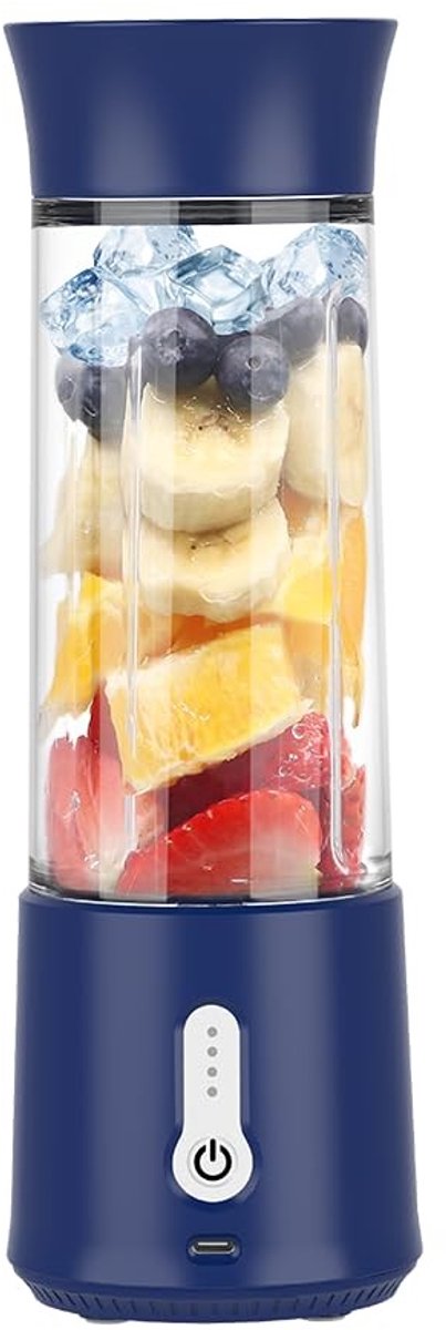 Omgoods - Draagbare Blender met 6 RVS Bladen en 500ml Capaciteit — afbeelding 5