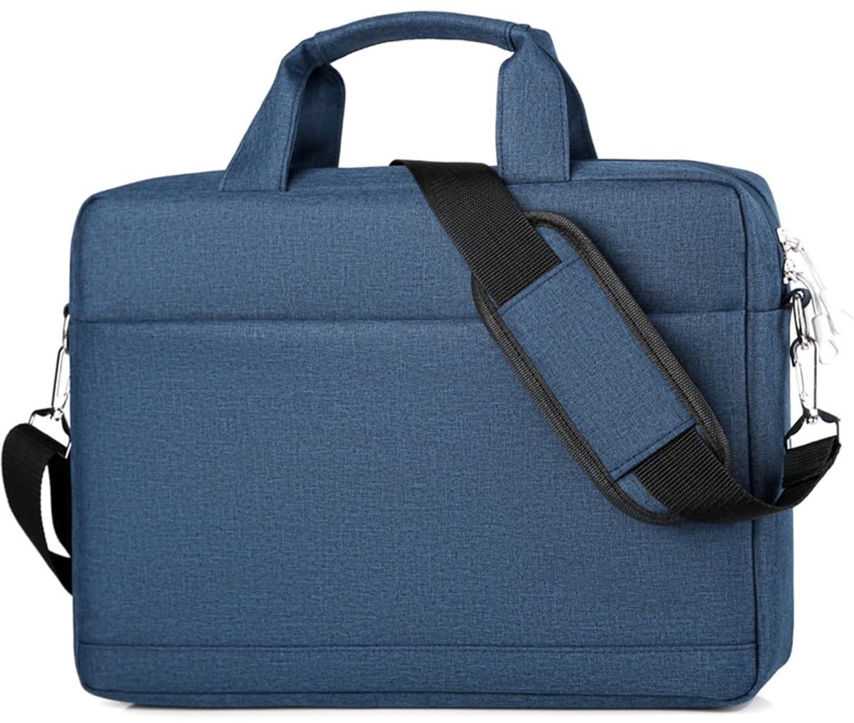 Omgoods - 15.6 Inch Laptop Schoudertas met Verstelbare Schouderband