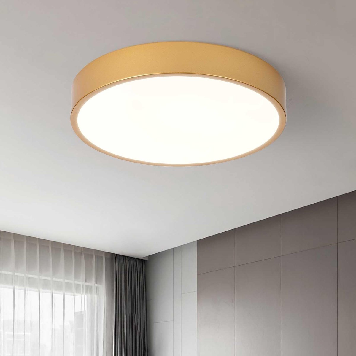 Omgoods - Dimbare LED Plafondlamp Ø30cm voor Diverse Ruimtes
