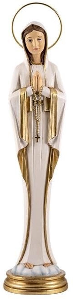 Omgoods - Handbeschilderd Figuur Maagd van Fatima 30 cm