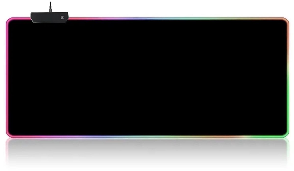 Omgoods - XXL RGB Gaming Muismat - 900x400mm met 7 Kleuren en 4 Lichteffecten
