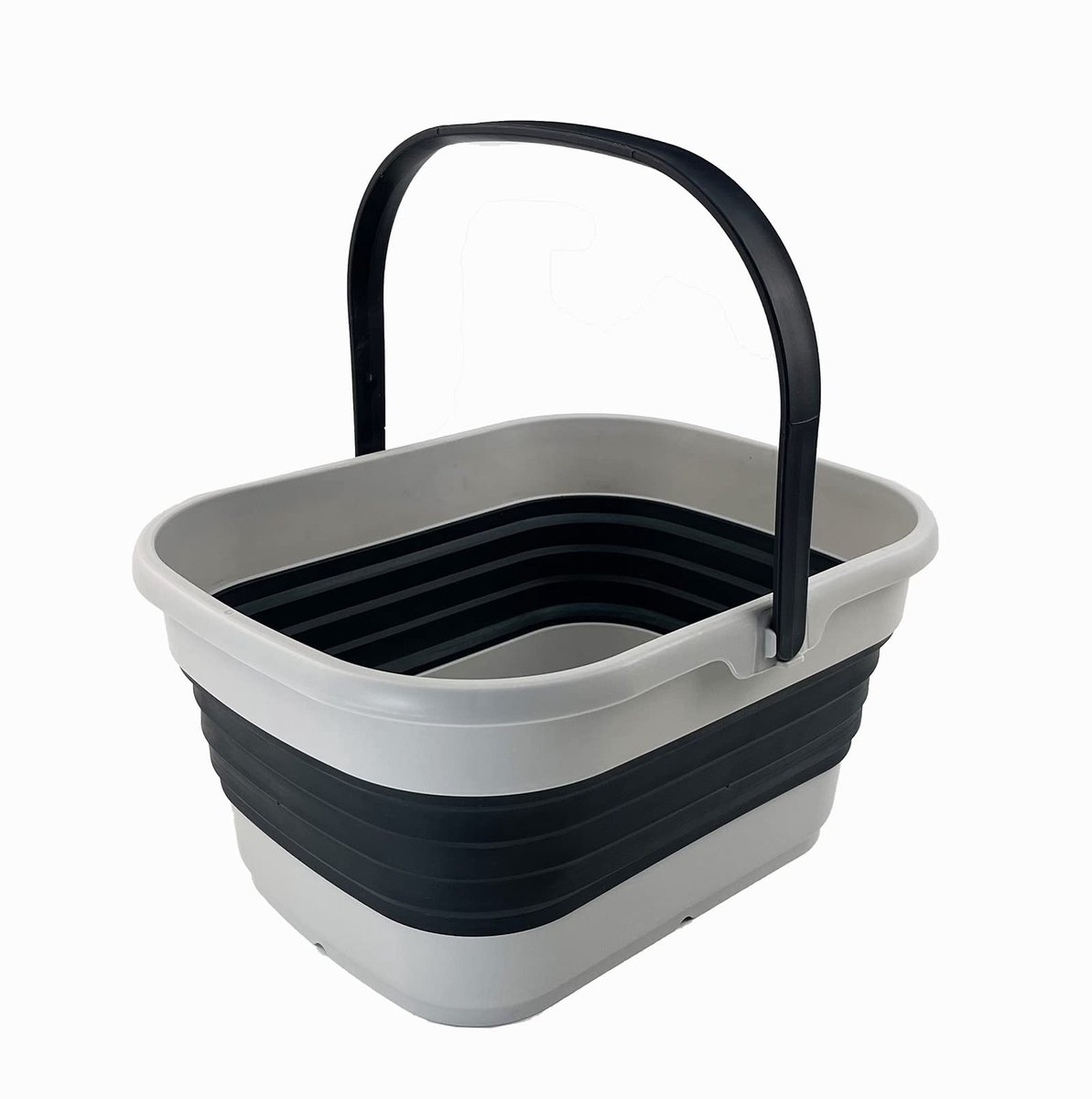 Omgoods - Opvouwbare Mand met Handvat, 13L, Grijs