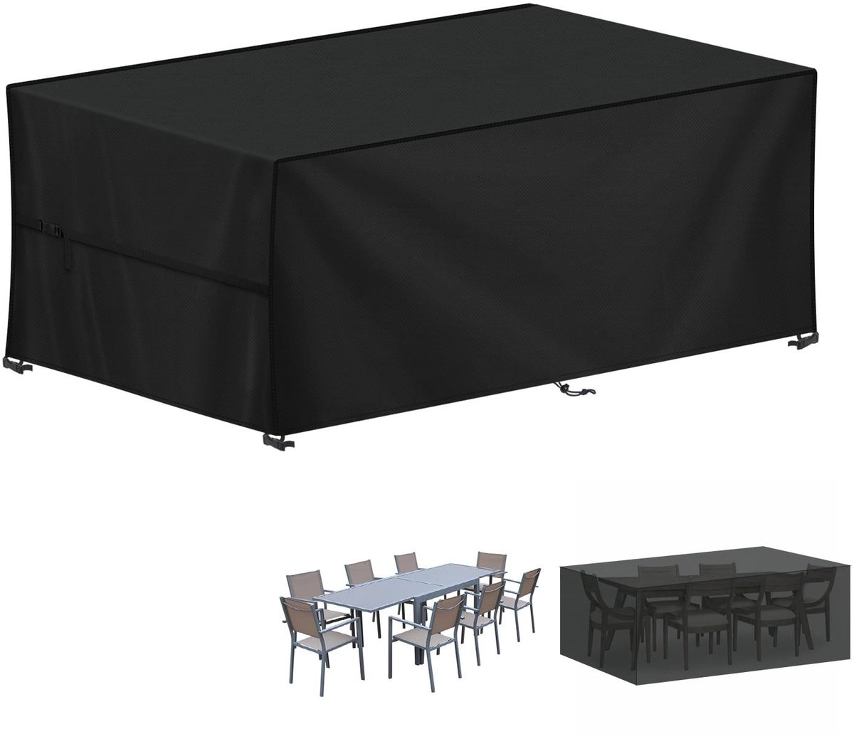 Omgoods - Waterdichte Tuinmeubelhoes 210x90x75 cm