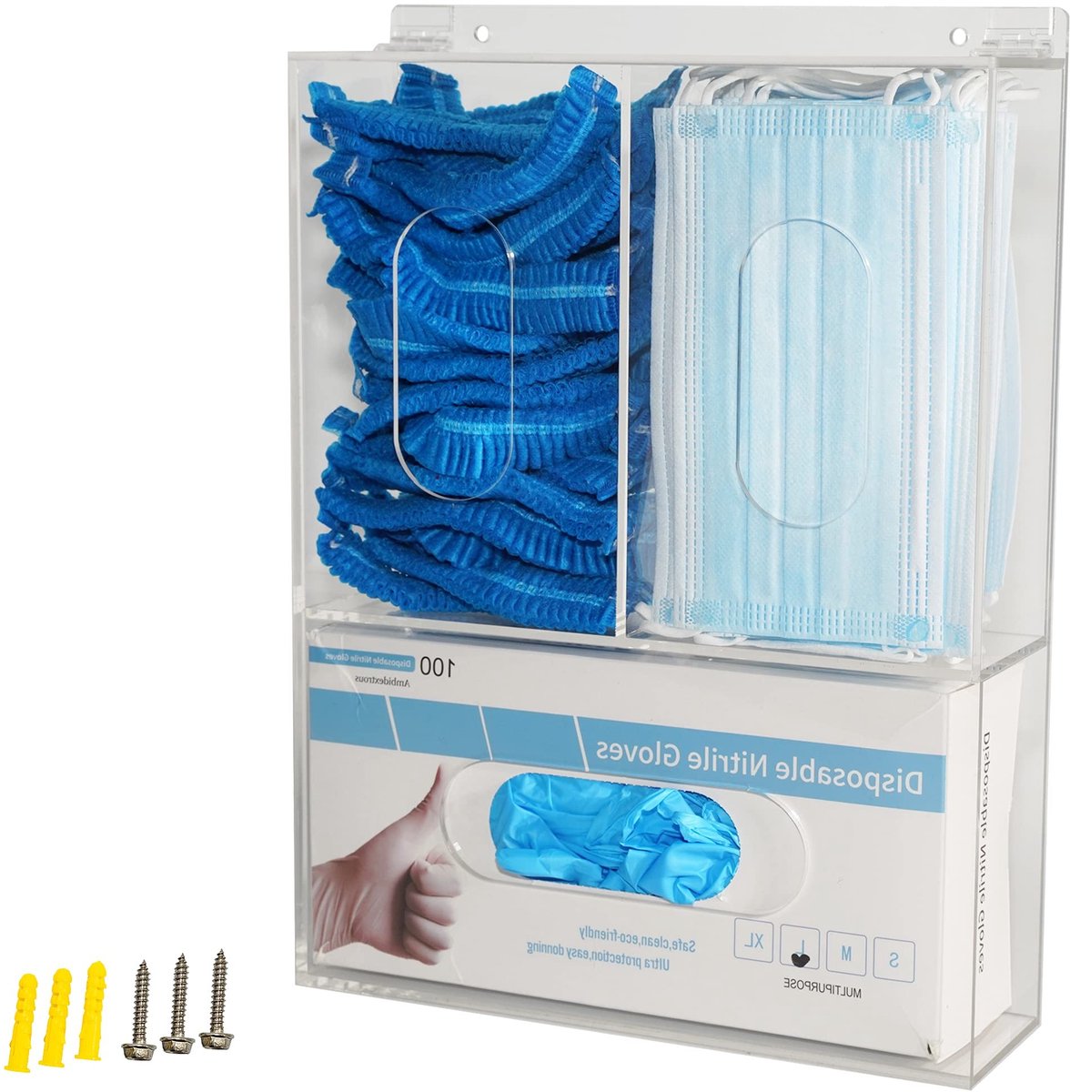 Omgoods - Multifunctionele Dispenserhouder voor Wegwerphandschoenen en Maskers