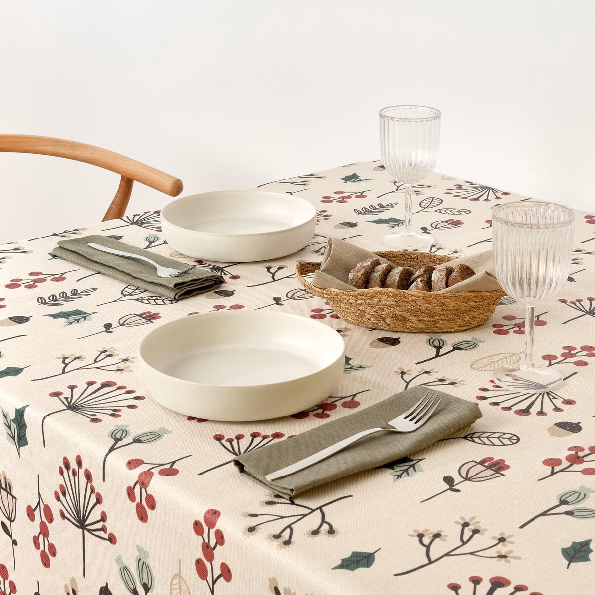Omgoods - Kerst Tafelkleed Waterdicht en Vlekbestendig 140 x 140 cm
