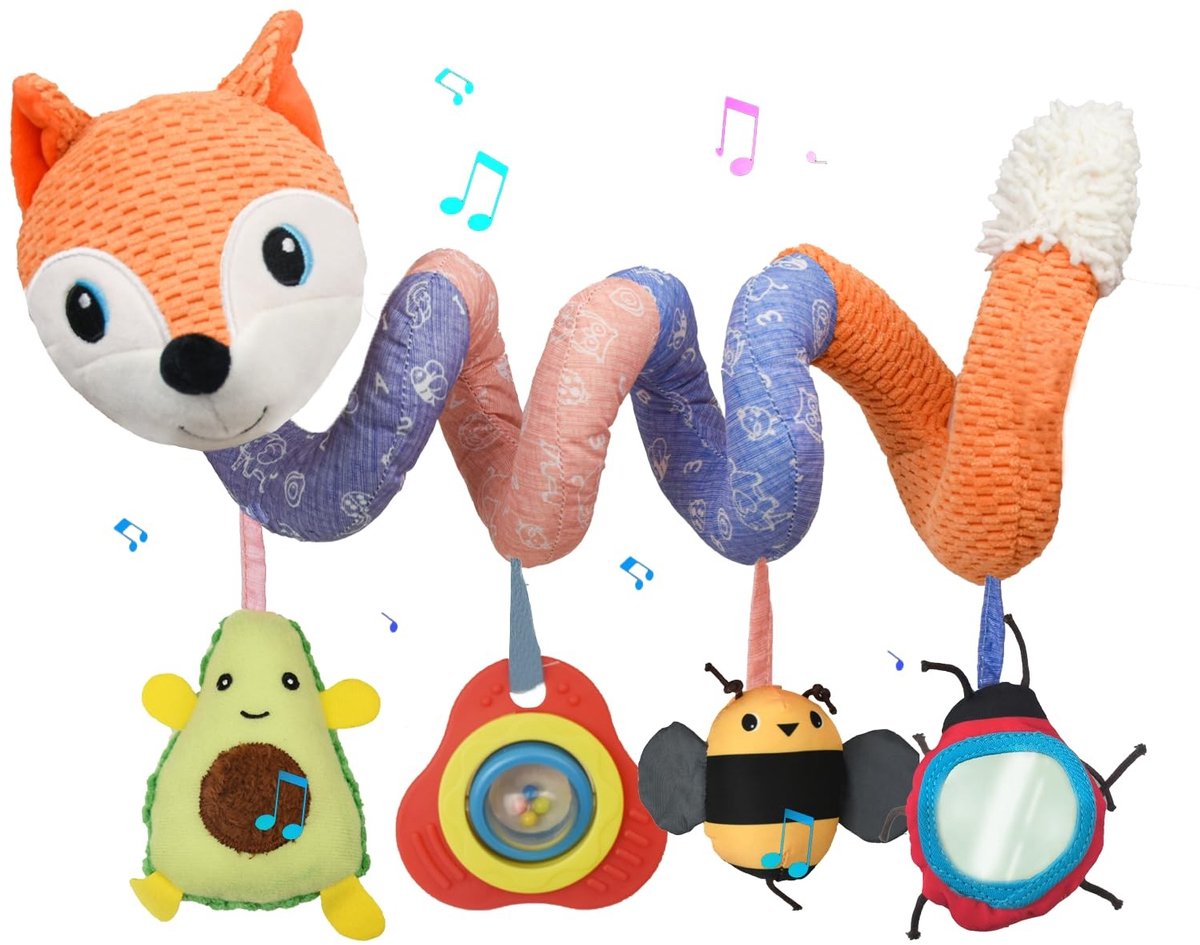 Omgoods - Spiraalspeelgoed voor Baby's, Hangend Speelgoed voor Kinderwagens