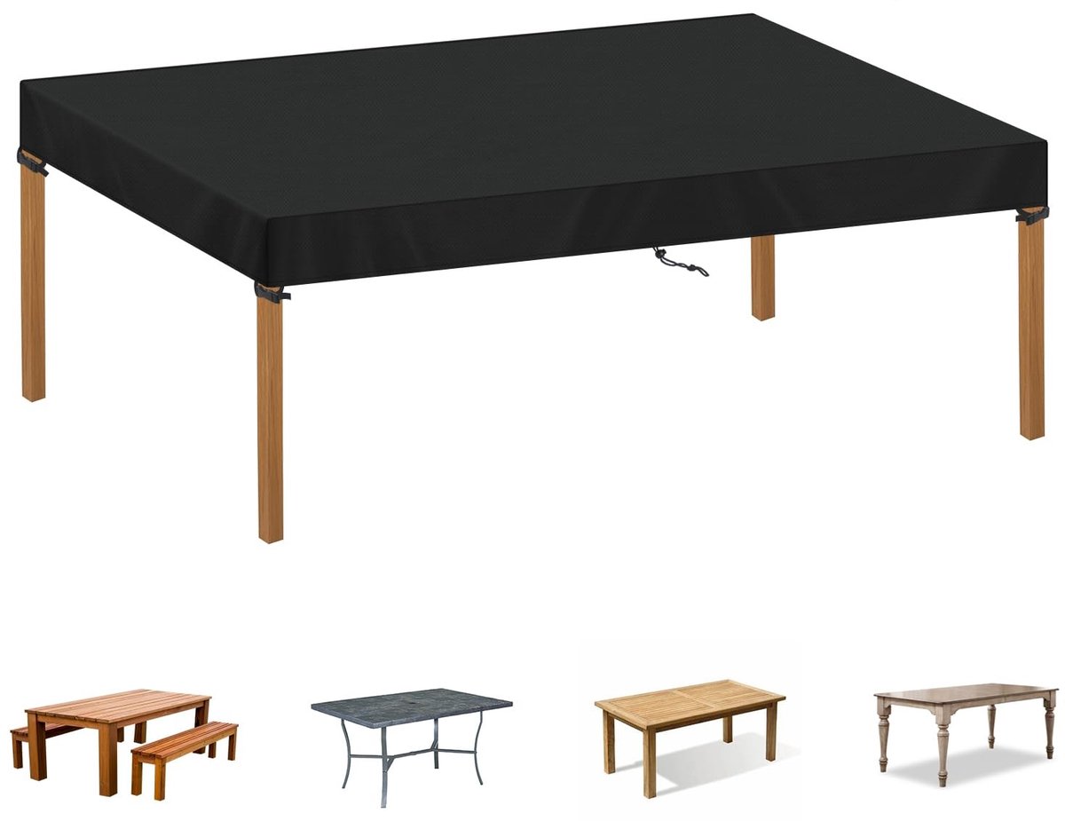 Omgoods - Waterdichte Tuin Tafel Cover - 420D Oxford Stof, Rectangular 180 x 100 x 15 cm