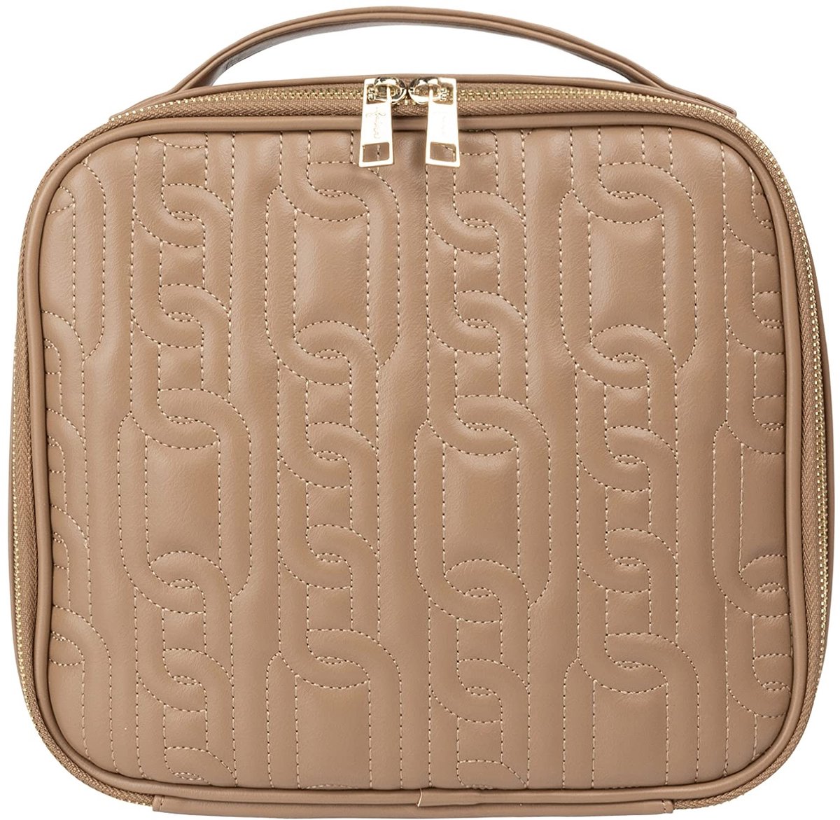 Omgoods - Make-up Tas - Beige, Elegante Cosmetica Organizer