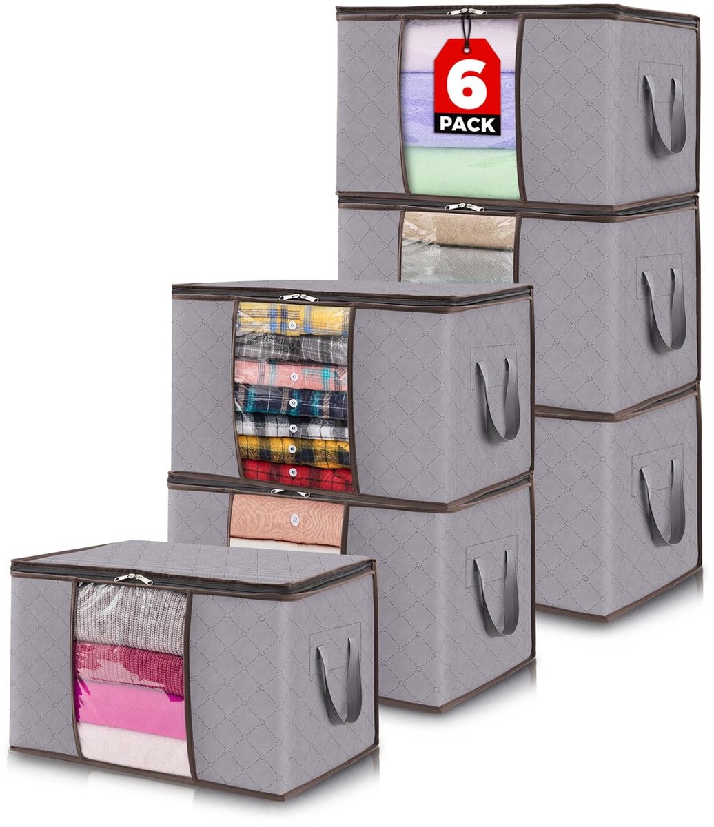 Omgoods - 6 Stuks Garment Storage Bags voor Kleding en Dekens