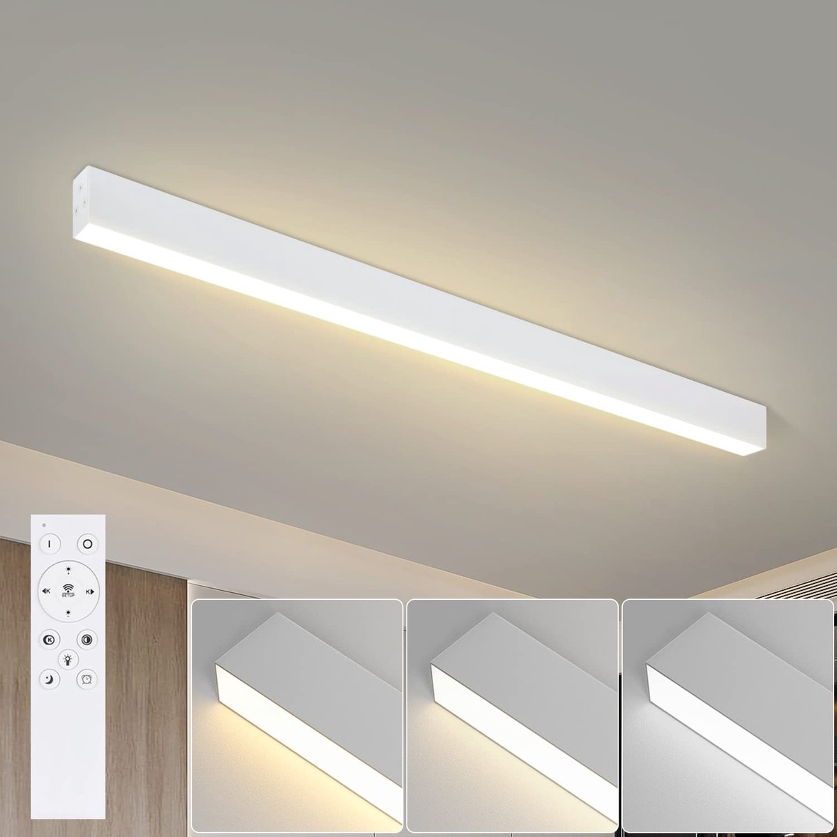 Omgoods - Dimbare LED Plafondlamp met Afstandsbediening