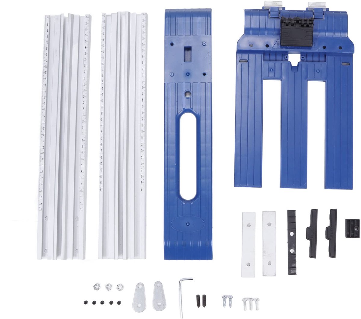 Omgoods- Cirkelgeleidingsset Groot Snijbereik - Geleiderailverbindingsset - Cirkelfreesmal - Universele Zaaggeleider - Aluminiumlegering - Nauwkeurige Schaal