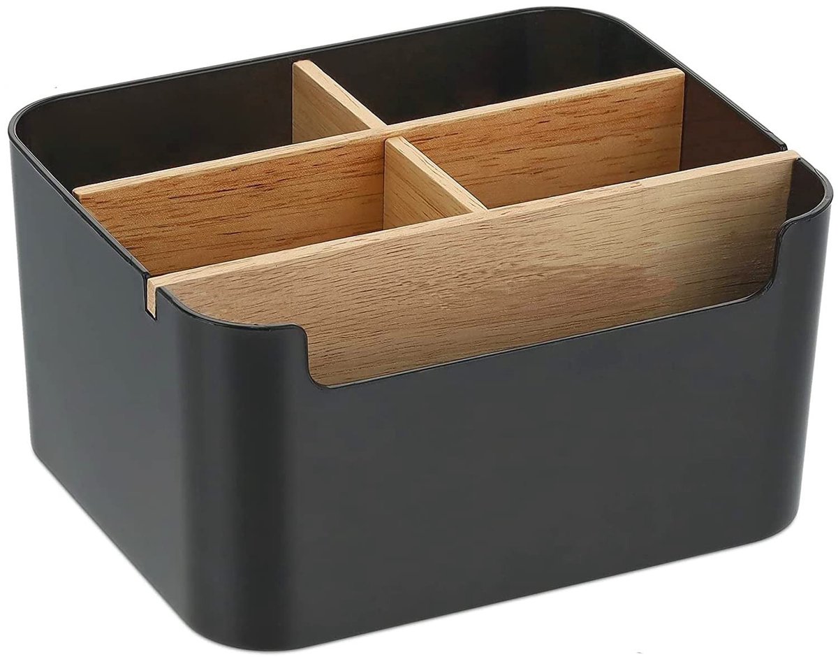 Omgoods - Bureau Organiser met 5 Compartimenten van Bamboe