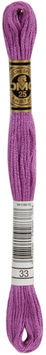 DMC Borduurzijde 33 Fuchsia - 100% Katoen