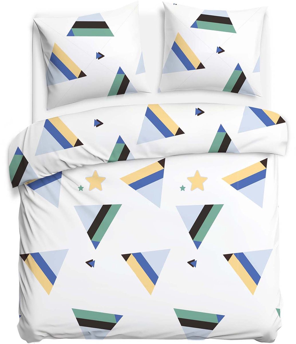 Darymex Cottonlove - Dekbedovertrek set (3-delig) - 100% Katoen - Met Ritssluiting - 160x200 cm
