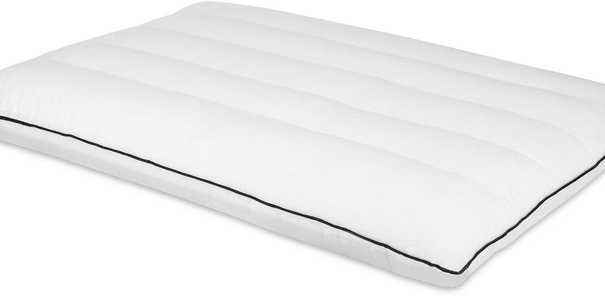 Omgoods - Ultra Dun Hoofdkussen - Plat Kussen voor Buikslapers - 6.3cm Hoogte - 45x66cm